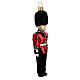 Blown glass Christmas ornament, Queen's guard s4