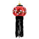 Chinese lantern Christmas tree decoration in blown glass s1