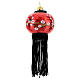 Linterna china adorno vidrio soplado árbol Navidad s1