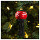 Lanterna chinesa enfeite para árvore de Natal vidro soprado s2