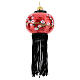 Blown glass Christmas ornament, Chinese lantern s1