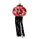 Blown glass Christmas ornament, Chinese lantern s2