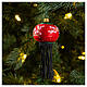 Blown glass Christmas ornament, Chinese lantern s2