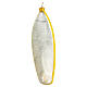 Blown glass Christmas ornament, surfboard s5