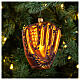 Guantone baseball decorazione albero Natale vetro soffiato s2