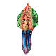 Calamar verre soufflé décoration sapin Noël s3