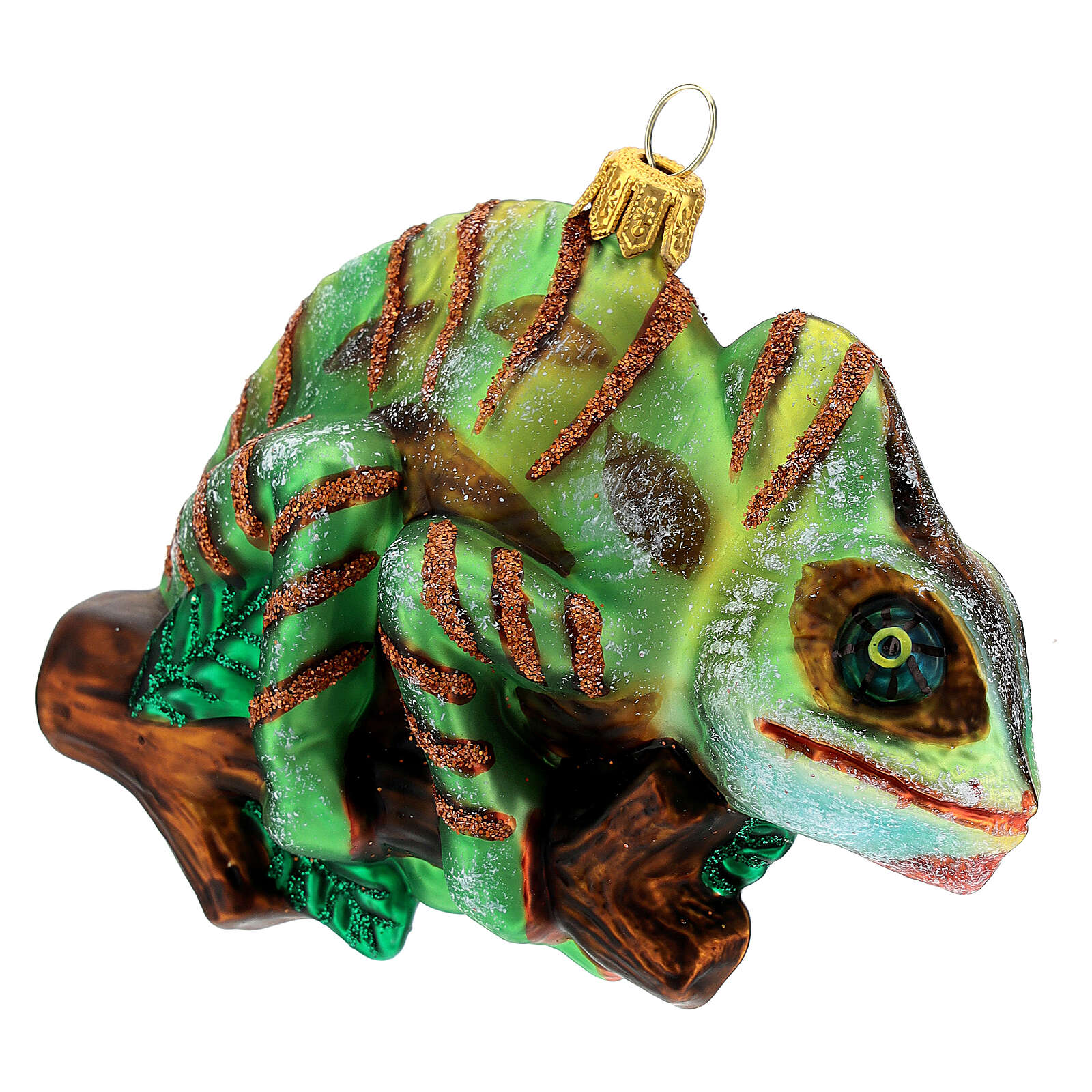 Chameleon Christmas Ornament 