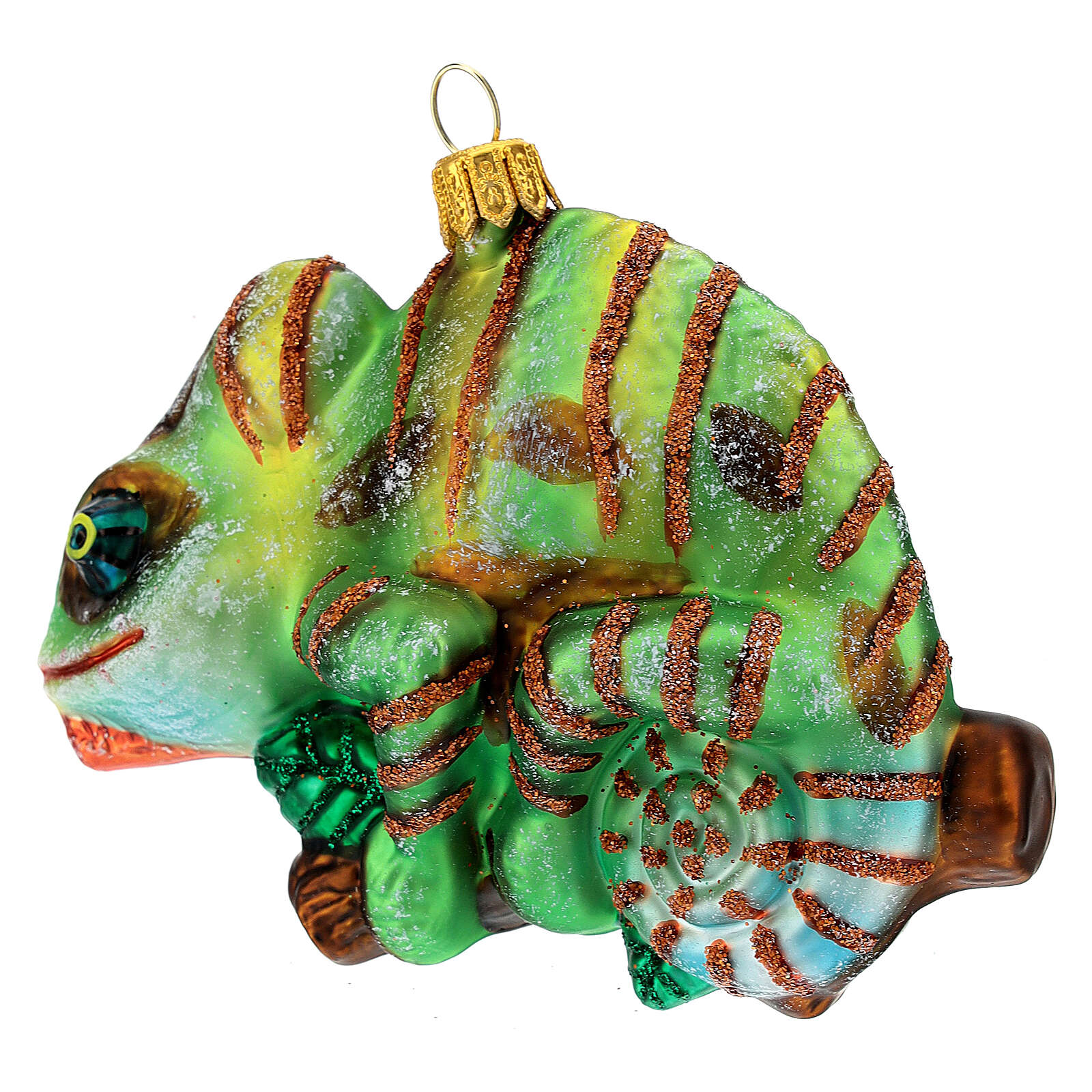 Chameleon Christmas Ornament 