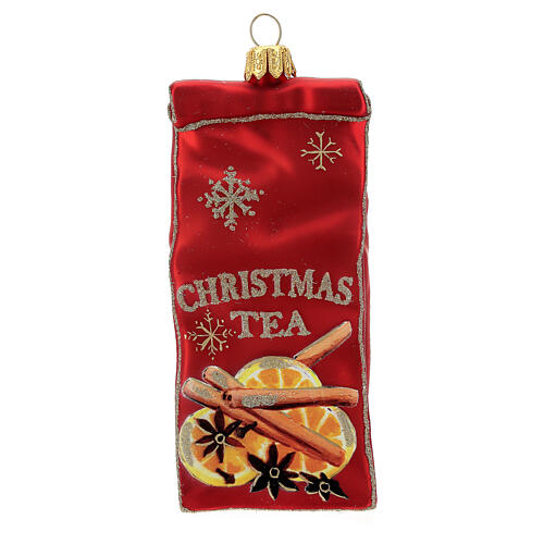 Tee-Packung, Weihnachtsbaumschmuck aus mundgeblasenem Glas 1