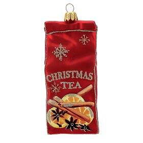 Adornos de vidrio soplado para Árbol de Navidad: Té paquete decoración árbol Navidad vidrio soplado