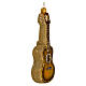 Acoustic Guitar blown glass Christmas tree decoration s4