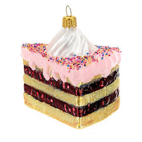 Blown Glass Christmas Ornament Piece Of Cake Online Sales On Holyart Com