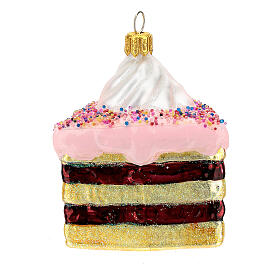 Blown Glass Christmas Ornament Piece Of Cake Online Sales On Holyart Com