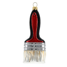 Blown glass ornaments: Blown glass brush decoration for Christmas tree