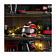 Casco moto vidrio soplado decoración árbol Navidad s2