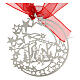 Weihnachtsbaumdekoration in Mondform Weihnachtsgeschichte aus 800er Silber s3