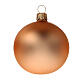 Set aus 6 mundgeblasenen Weihnachtsbaumkugeln aus Kupfer. 60 mm s2