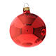 Bolas árbol Navidad rojo lúcido vidrio soplado 80 mm 6 piezas s3
