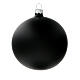 Ball ornaments in matte black 100 mm blown glass 4 pcs s2