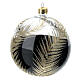 Christmas ball black branches gold blown glass 100 mm s4