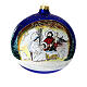 Nativity glass ball ornament 150 mm s1