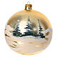 Christmas tree ornament village children blown glass 150 mm s5