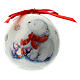 Bola para árvore de Natal ursinhos polares, modelos surtidos, diâmetro 75 mm s2