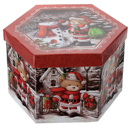 Boule ourson sapin de Noël 75 mm divers modèles 5