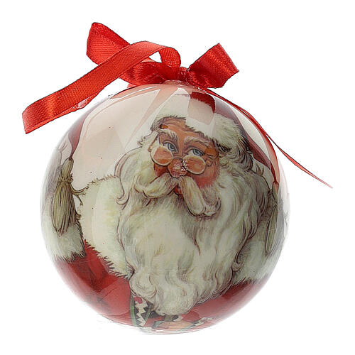 Christmas balls with Santa Claus 75 mm different models 2