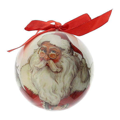 Santa Claus Christmas tree ball ornaments 75 mm 1