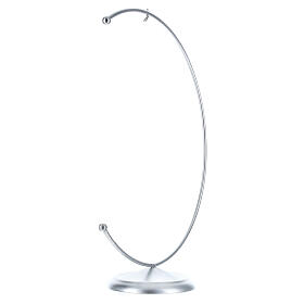 Halterung für Christbaumkugeln, silberfarben, für Ø bis 200 mm, Höhe 28 cm