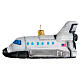 Space Shuttle addobbo vetro soffiato albero Natale  s1