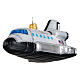 Space Shuttle addobbo vetro soffiato albero Natale  s3