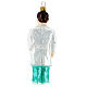 Doctor blown glass Christmas tree decoration s5