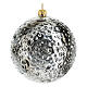 Moon Christmas tree ornament in blown glass s1