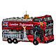 Londoner Touristenbus, Weihnachtsbaumschmuck aus mundgeblasenem Glas s4