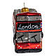 Londoner Touristenbus, Weihnachtsbaumschmuck aus mundgeblasenem Glas s6