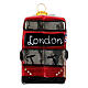 London tour bus Christmas tree ornament s5