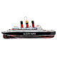 Schiff Queen Mary, Weihnachtsbaumschmuck aus mundgeblasenem Glas s1