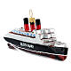 Schiff Queen Mary, Weihnachtsbaumschmuck aus mundgeblasenem Glas s3