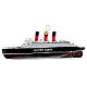 Schiff Queen Mary, Weihnachtsbaumschmuck aus mundgeblasenem Glas s4