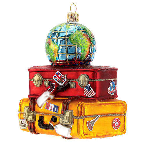 suitcase christmas tree