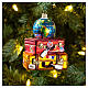 Stack of suitcases Christmas tree ornament s2