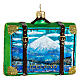 Iceland suitcase blown glass Christmas tree decoration s1