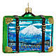 Iceland suitcase Christmas tree ornament blown glass s1