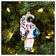 Astronauta addobbo vetro soffiato albero Natale s2