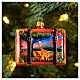 Africa suitcase blown glass Christmas tree decoration s2