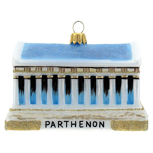 Parthenon, Weihnachtsbaumschmuck aus mundgeblasenem Glas 1