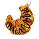 Croissant Christmas tree decoration in blown glass s4