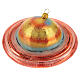 Saturn Christmas tree decoration in blown glass s3